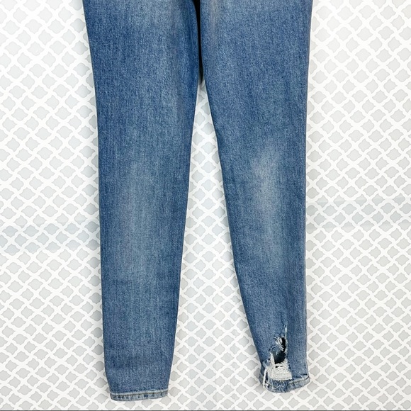 NWT Free People Blue Phoenix High Rise Ripped Skinny Jeans